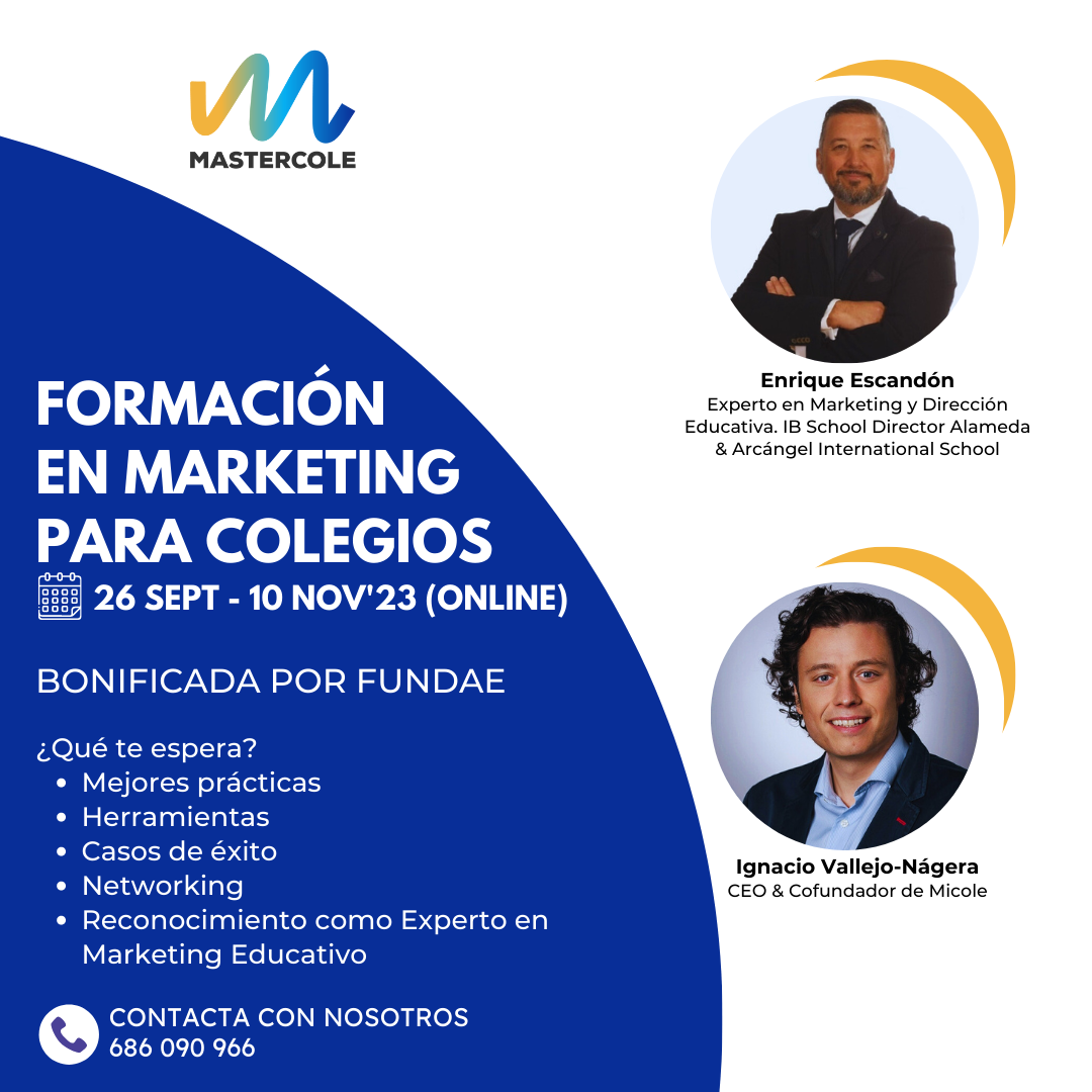 Formación Marketing para Colegios